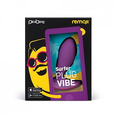 PicoBong Remoji SURFER Vibrating Butt Plug by Lelo