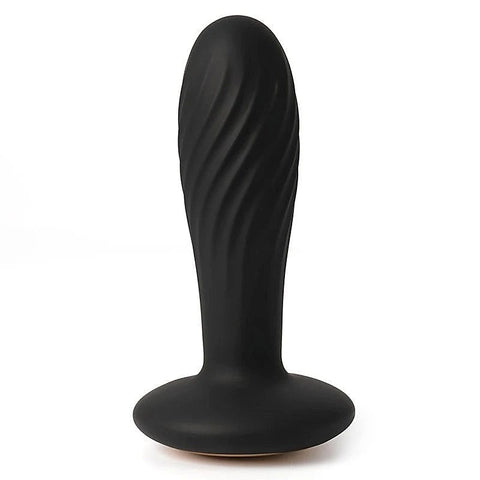 Bella Ribbed Design Silicone Anal Plug by Svakom