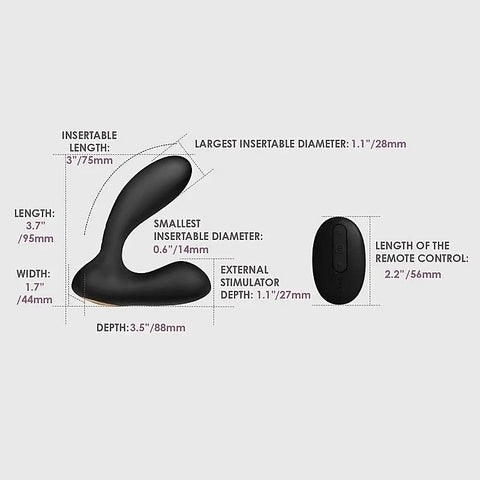 Vick Prostate and Perineum Massager by Svakom