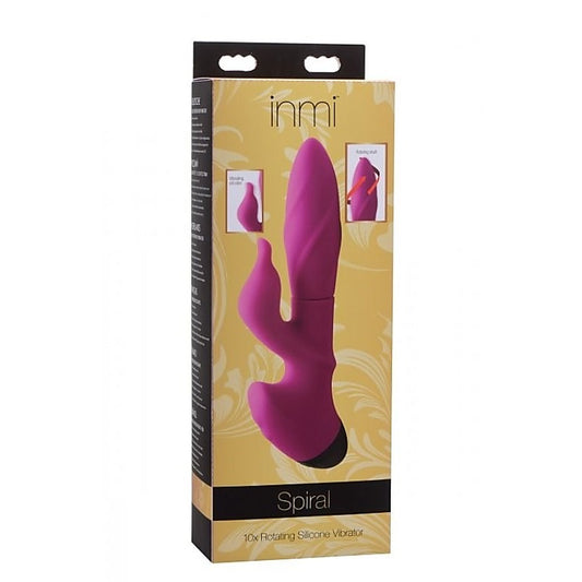 Spiral 10x Rotating Silicone Vibe by XR Brands