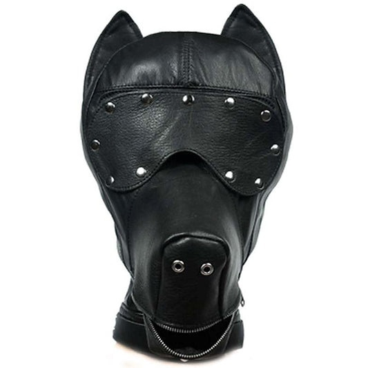 Leather Dog Hood by BDStyle