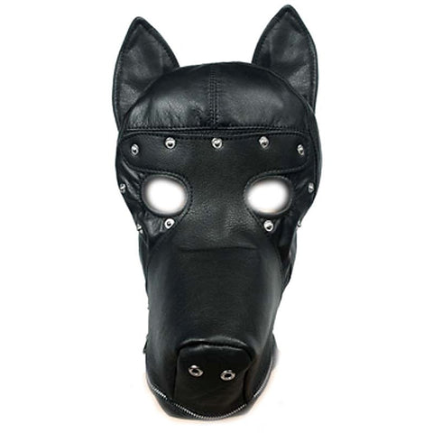 Leather Dog Hood by BDStyle