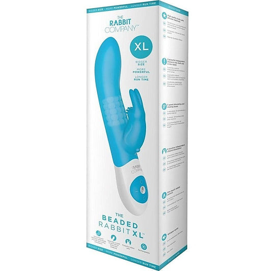 The Beaded Rabbit XL Silicone Massager by Xgen Products