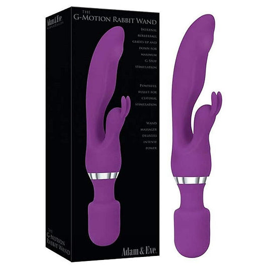 The G-Motion Rabbit Wand by Adam & Eve Sextoys