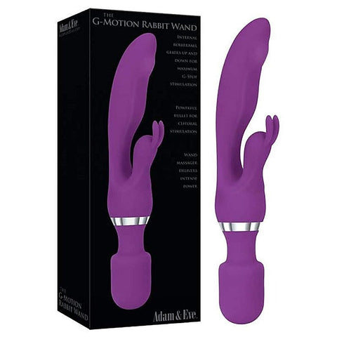 The G-Motion Rabbit Wand by Adam & Eve Sextoys