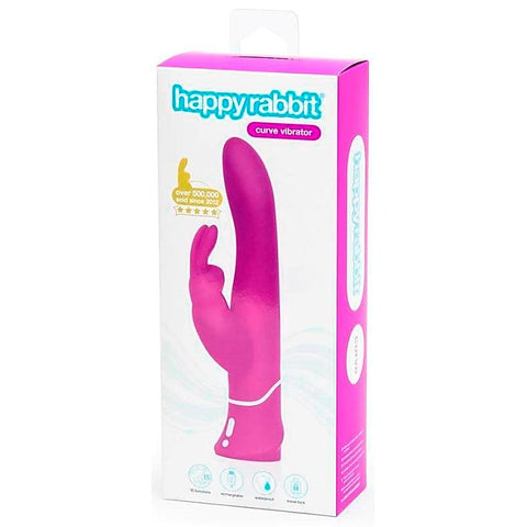 Happy Rabbit Rechargeable Curve Vibrator Purple