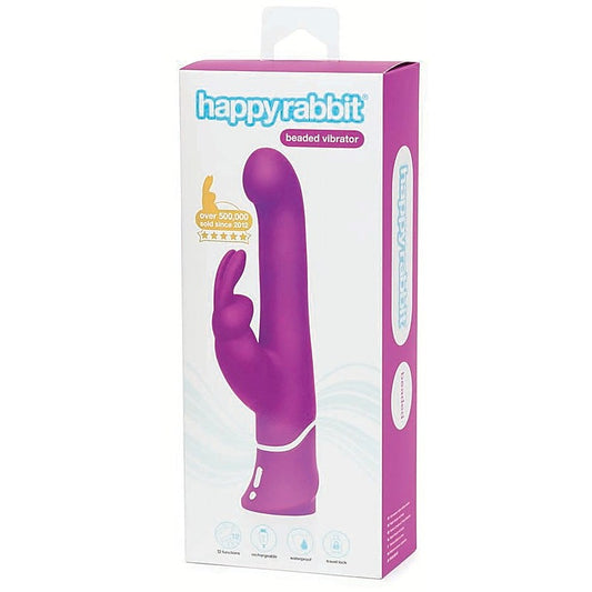 Happy Rabbit Rechargeable Beaded Vibrator by Love Honey