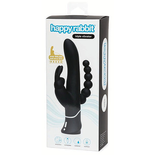 Happy Rabbit Rechargeable Triple Curve Vibrator