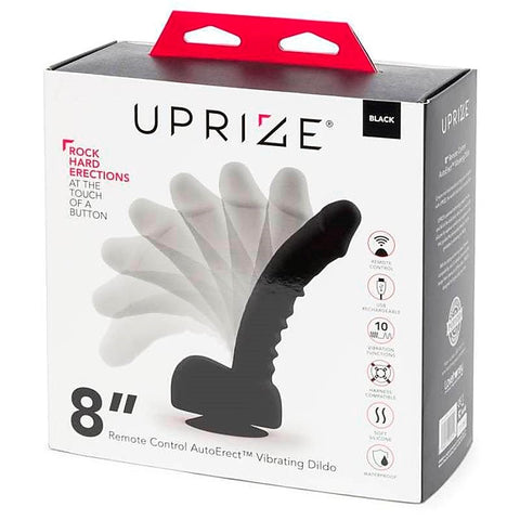 Uprize Remote Control AutoErect 8 Inch Vibrating Dildo