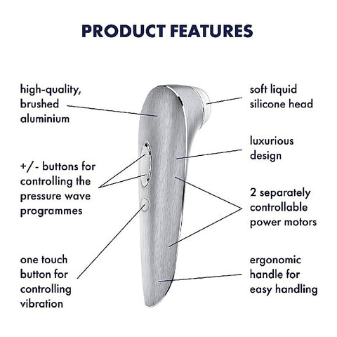 Luxury High Fashion Vibrating Clitoral Massager by Satisfyer