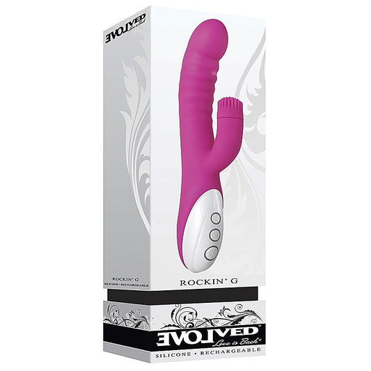 Rockin' G Dual Stimulation Rabbit Vibe by Evolved