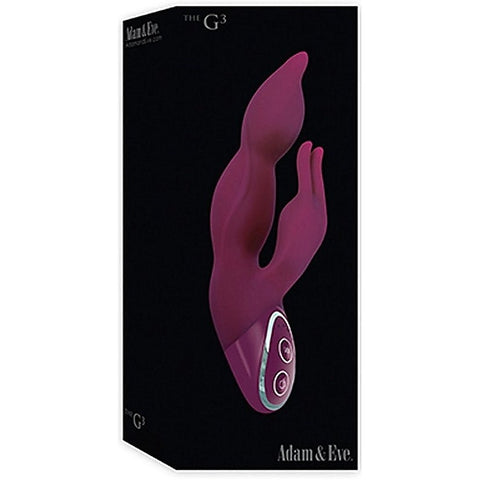 The G3 Silicone Rabbit Vibrator by Adam & Eve