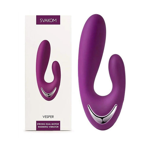 Vesper Strong Dual Motors Warming Vibrator by Svakom