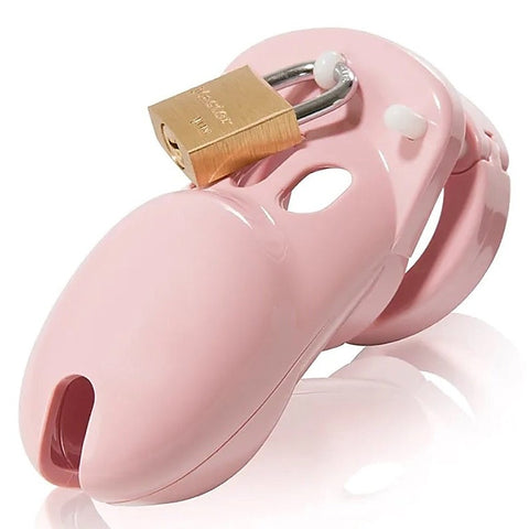 CB-3000 Chastity Cock Cage Set Pink by A L Enterprises