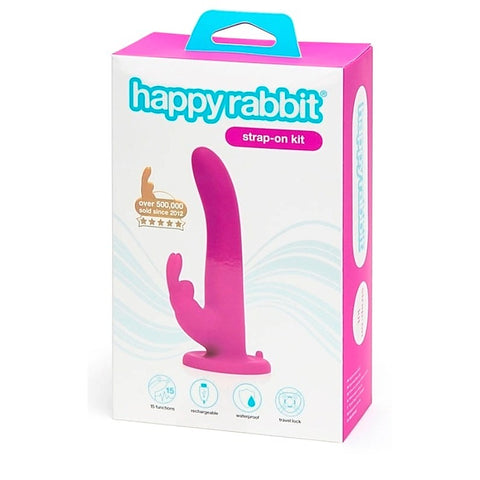 Happy Rabbit Vibrating Strap-On Harness Set by Love Honey