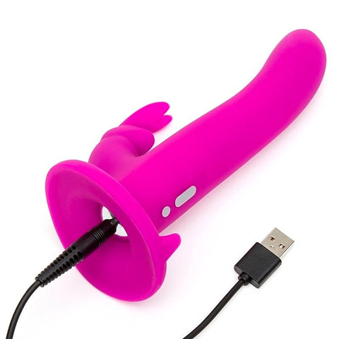 Happy Rabbit Vibrating Strap-On Harness Set by Love Honey