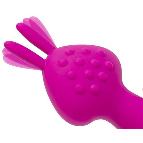 Dual Rabbit Ears Prong Massager by BMS Factory