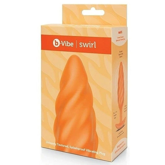 Swirl Texture Vibrating Plug by B-Vibe