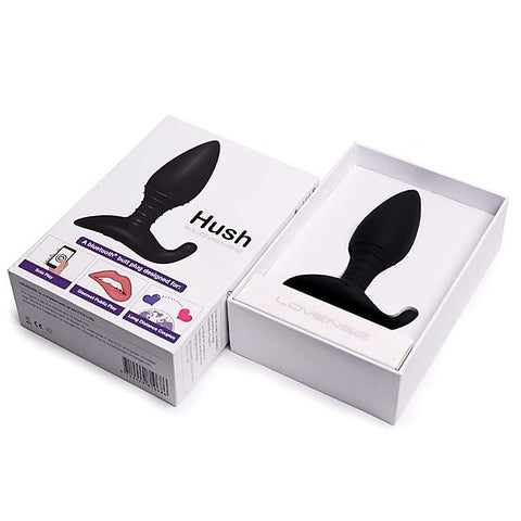 Hush Bluetooth Compatible Vibrating Anal Plug by Lovense
