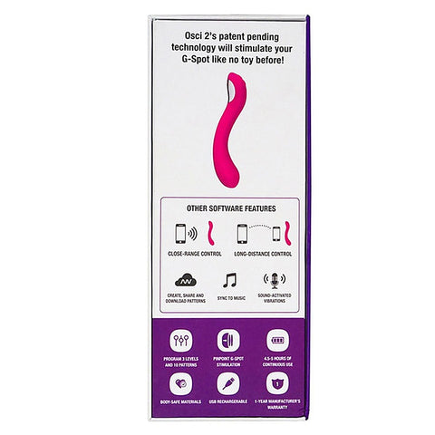 Osci 2 App Controlled G Spot Vibrator by Lovense