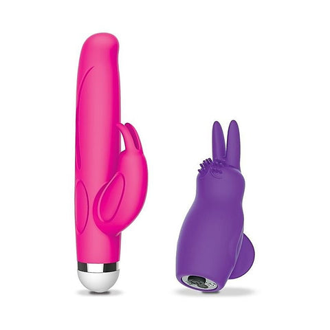 Mini Rabbit and Finger Rabbit Couples Playtime Set