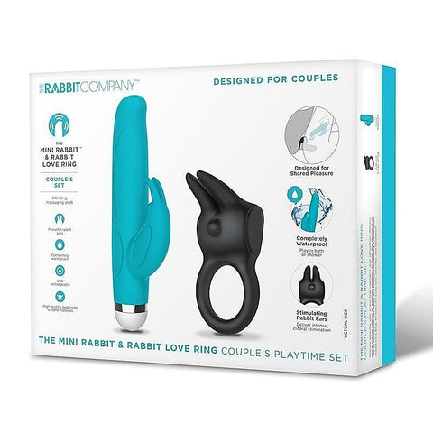 Mini Rabbit and Rabbit Cock Ring Couples Playtime Set