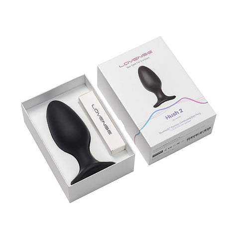 Hush 2 Remote Controlled Vibrating Butt Plug By Lovense