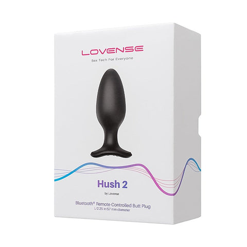 Hush 2 Remote Controlled Vibrating Butt Plug By Lovense