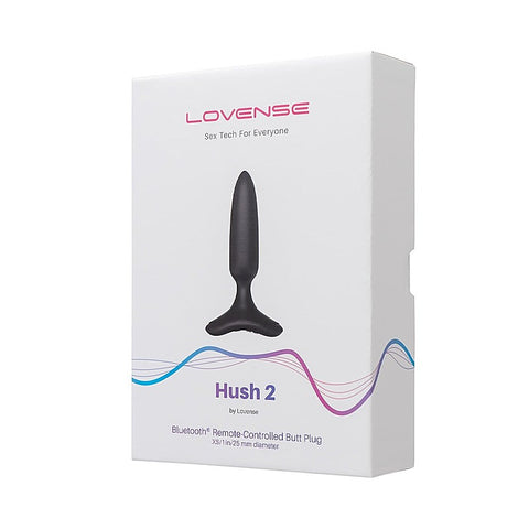 Hush 2 Remote Controlled Vibrating Butt Plug By Lovense