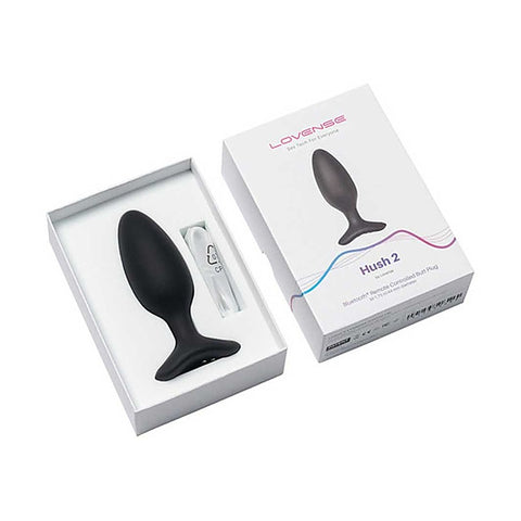 Hush 2 Remote Controlled Vibrating Butt Plug By Lovense