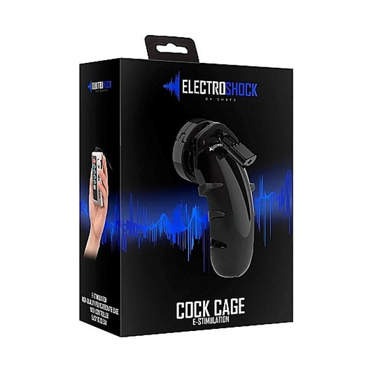 Electroshock Cock Cage by Shots Toys