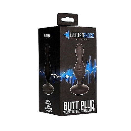 Electroshock Silicone Butt Plug by Shots Toys