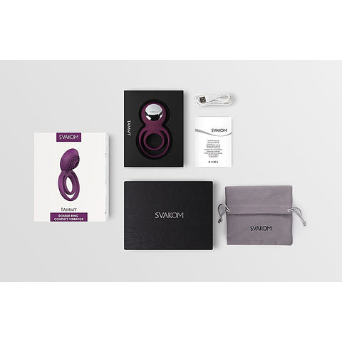 Tammy Vibrating Double Cock Ring by Svakom