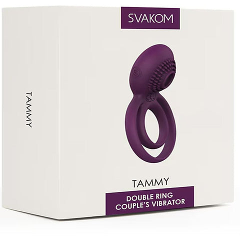 Tammy Vibrating Double Cock Ring by Svakom