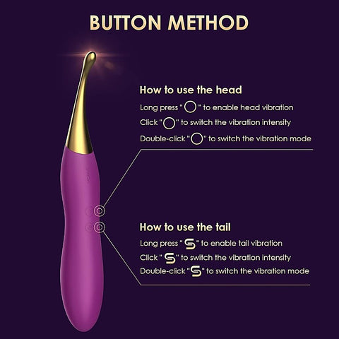 Beatrice Dual-End Clitoral Vibrator by Svakom