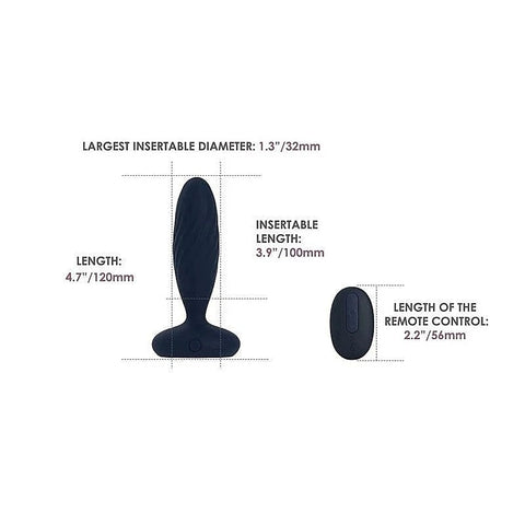 Jordan Remote Controlled Anal Vibrator by Svakom