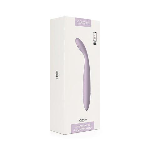 Cici 2 App-Controlled Slim G-Spot Vibrator by Svakom