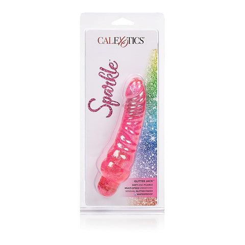 Sparkle Glitter Jack Vibrating Dildo by California Exotics