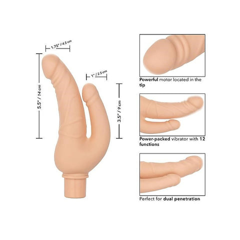 Rechargeable Power Stud Over and Under Dual Penetration