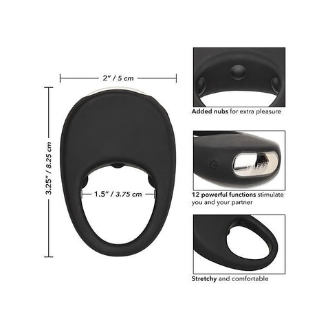 Silicone Rechargeable Pleasure Vibrating Cock Ring