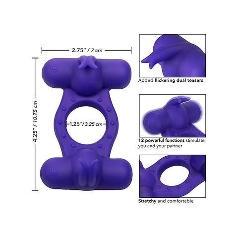Triple Orgasm Enhancer Cock Ring by California Exotics