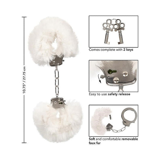 Ultra Fluffy Furry BDSM Play Cuffs by California Exotics