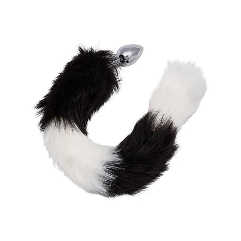 Running Wild Black and White Metallic Anal Probe