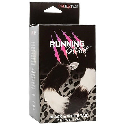 Running Wild Black and White Metallic Anal Probe
