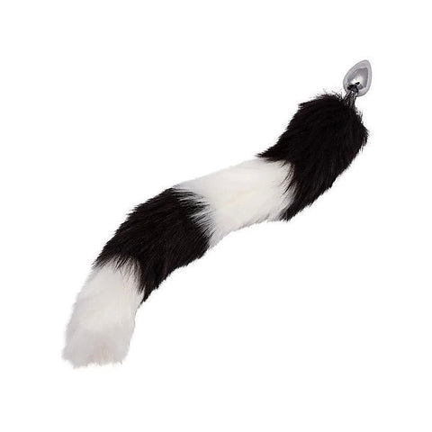 Running Wild Black and White Metallic Anal Probe