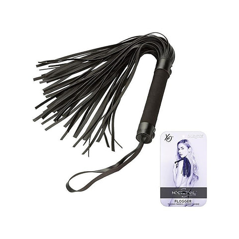 Soft Tassels & Sturdy Handle Flogger by California Exotics