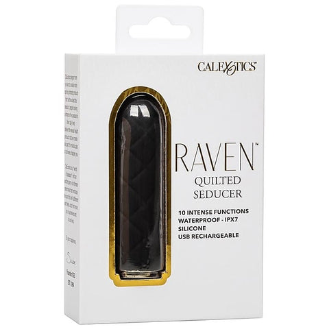 Raven Quilted Seducer Compact Mini Massager