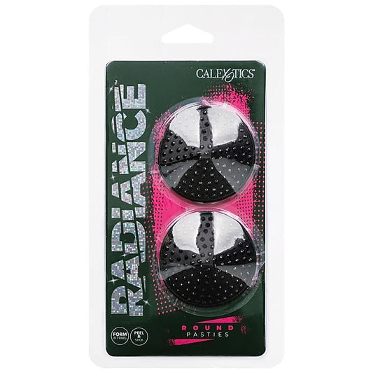Radiance Round Pasties Gem-Accented by California Exotics