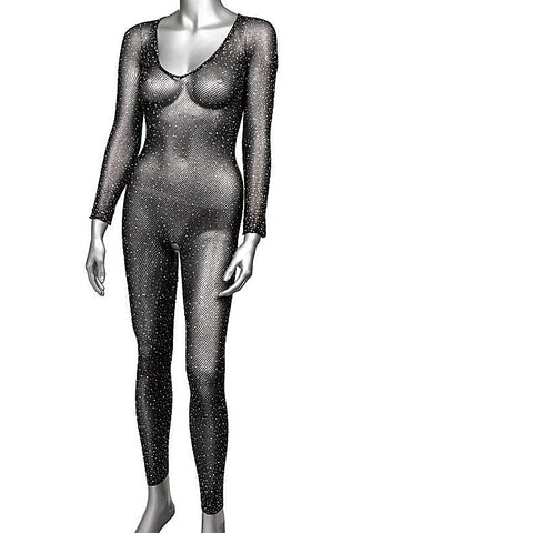 Radiance Plus Size Crotchless Full Bodysuit