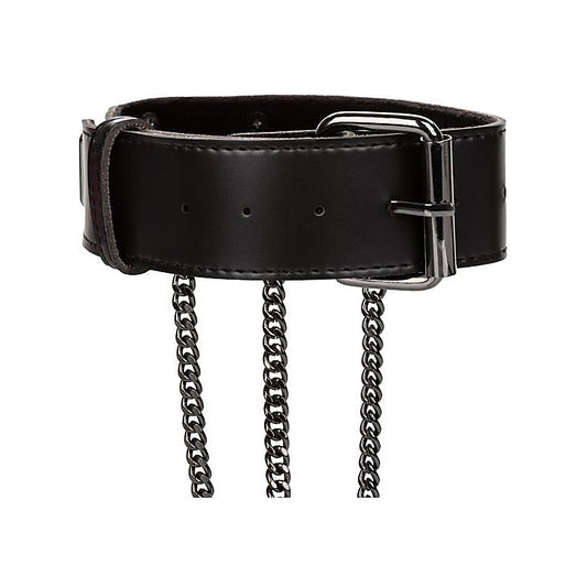 Multi Chain BDSM Collar Harness by California Exotics